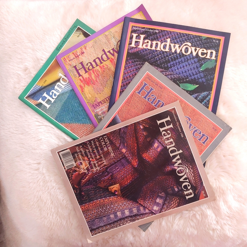 HANDWOVEN Magazine 1988 Interweave Collection